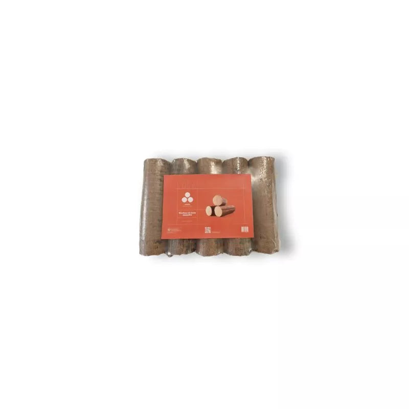 Bois Densifié Premium - 96 paquets de 5 bûches - Palette environ 925kgs