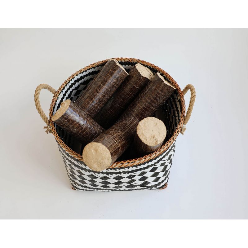 Bois Densifié Premium - 80 cartons de 6 bûches - Palette environ 960kgs