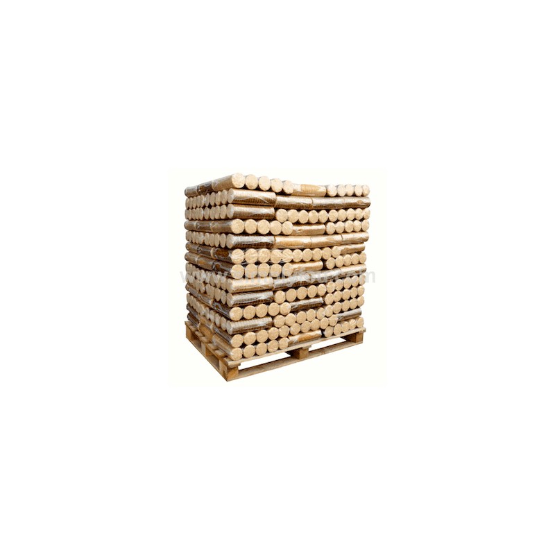 Bûches compressées 100% feuillus – Palette de 1040kg