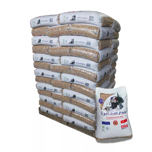 Pellet Le petit scieur français - Palette de 65 sacs de 15 kg